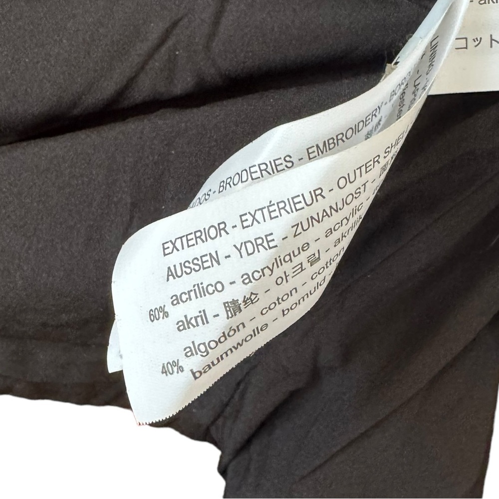 Zara Tapestry Patchwork Moto Jacket Multicolor Zi… - image 8